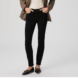 PAIGE Hoxton Ankle Skinny Jean - Black Shadow - Size 26